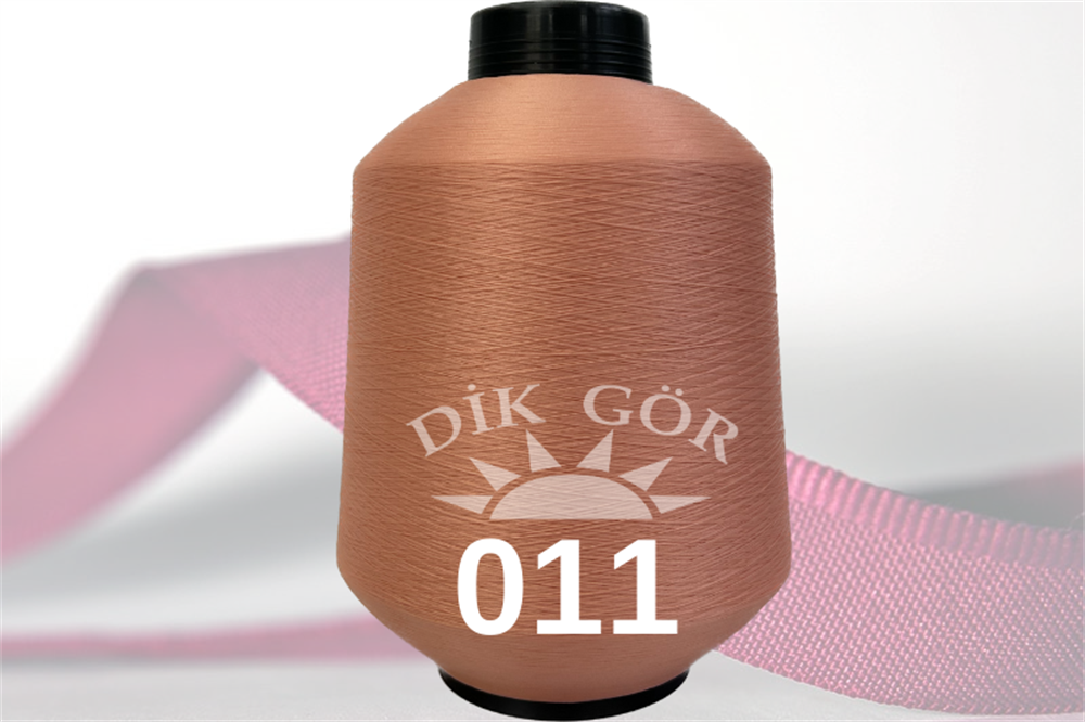 150 Denye 011 Renkli Tekstürize Polyester Overlok İpliği (Muz İplik)