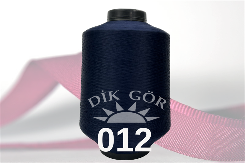 150 Denye 012 Renkli Tekstürize Polyester Overlok İpliği (Muz İplik)