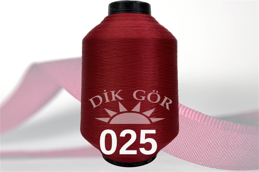 150 Denye 025 Renkli Tekstürize Polyester Overlok İpliği (Muz İplik)