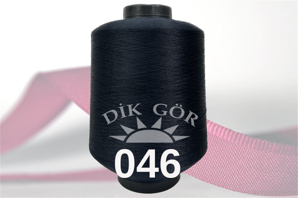 150 Denye 046 Renkli Tekstürize Polyester Overlok İpliği (Muz İplik)
