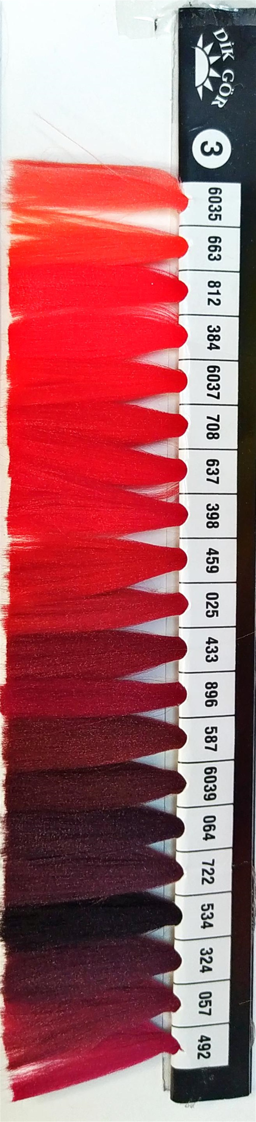 150 Denye 057 Renkli Tekstürize Polyester Overlok İpliği (Muz İplik)
