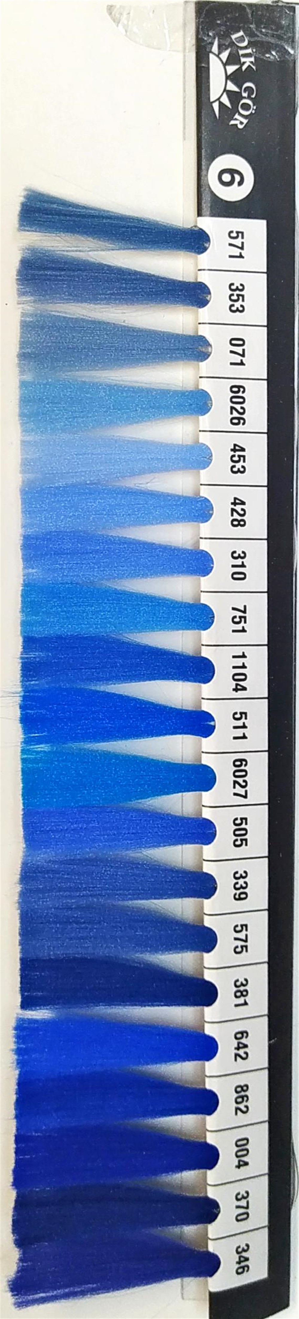 150 Denye 071 Renkli Tekstürize Polyester Overlok İpliği (Muz İplik)