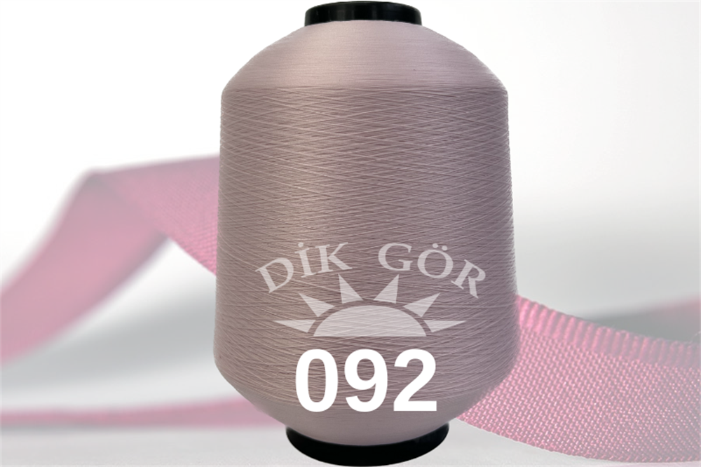 150 Denye 092 Renkli Tekstürize Polyester Overlok İpliği (Muz İplik)