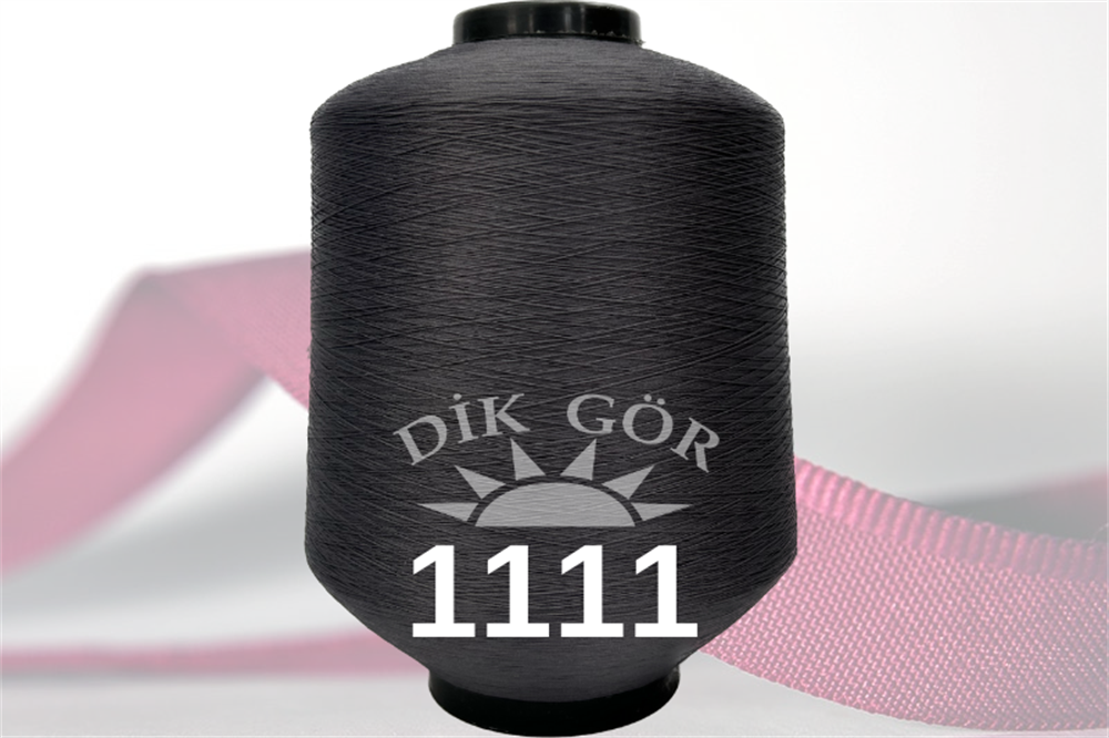 150 Denye 1111 Renkli Tekstürize Polyester Overlok İpliği (Muz İplik)