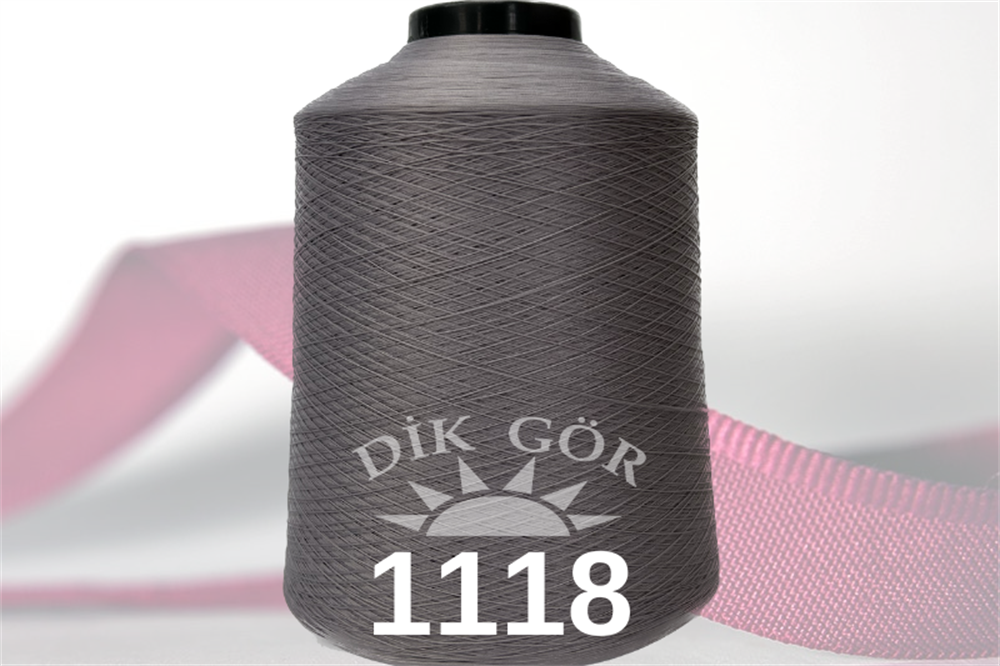 150 Denye 1118 Renkli Tekstürize Polyester Overlok İpliği (Muz İplik)