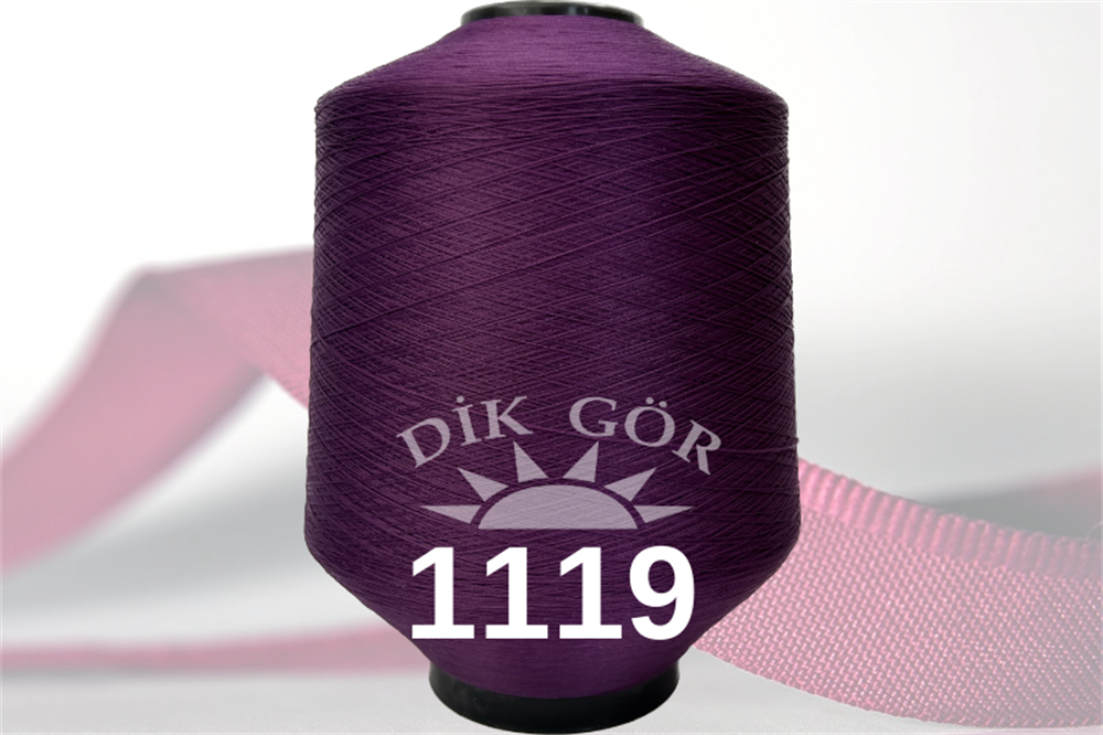 150 Denye 1119 Renkli Tekstürize Polyester Overlok İpliği (Muz İplik)