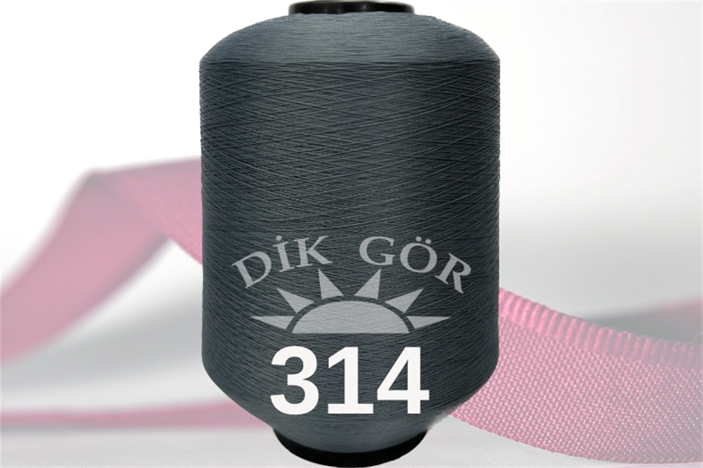 150 Denye 314 Renkli Tekstürize Polyester Overlok İpliği (Muz İplik)