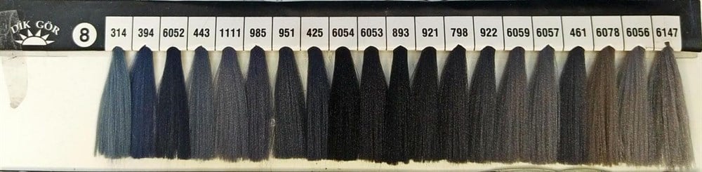 150 Denye 314 Renkli Tekstürize Polyester Overlok İpliği (Muz İplik)