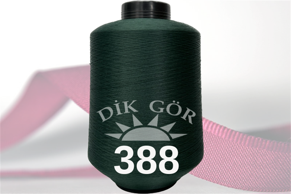 150 Denye 388 Renkli Tekstürize Polyester Overlok İpliği (Muz İplik)