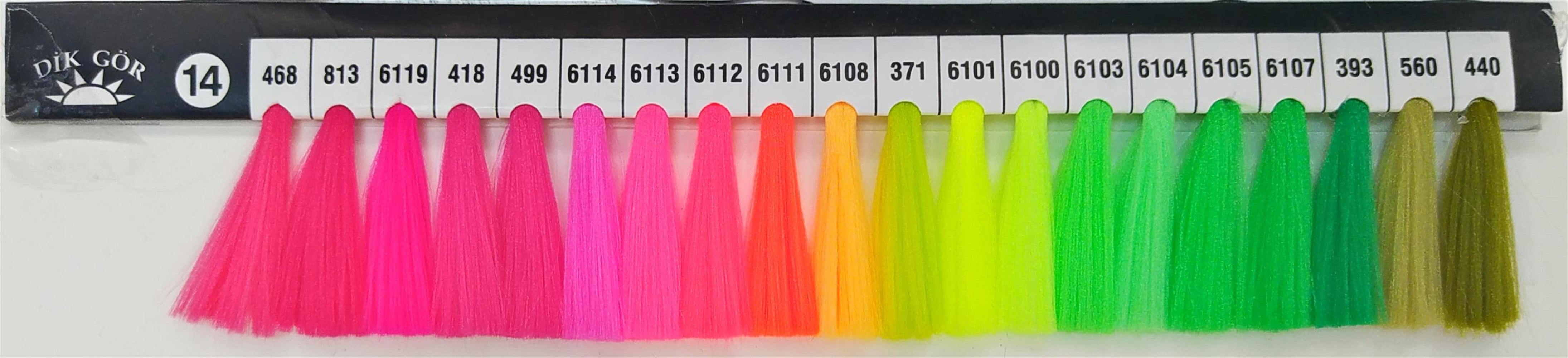 150 Denye 393 Renkli Tekstürize Polyester Overlok İpliği (Muz İplik)