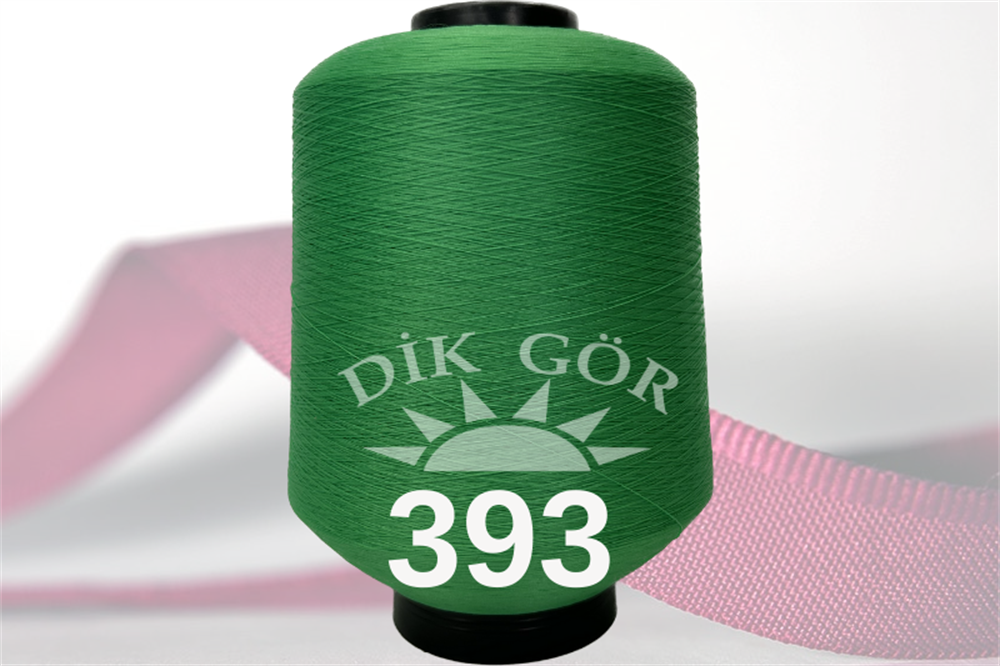150 Denye 393 Renkli Tekstürize Polyester Overlok İpliği (Muz İplik)