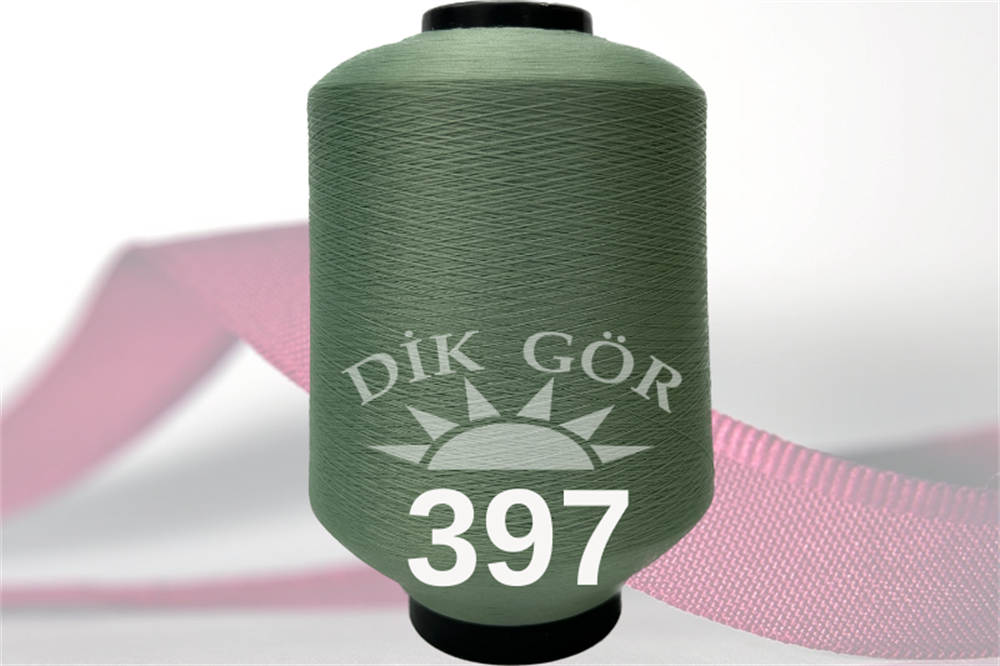 150 Denye 397 Renkli Tekstürize Polyester Overlok İpliği (Muz İplik)