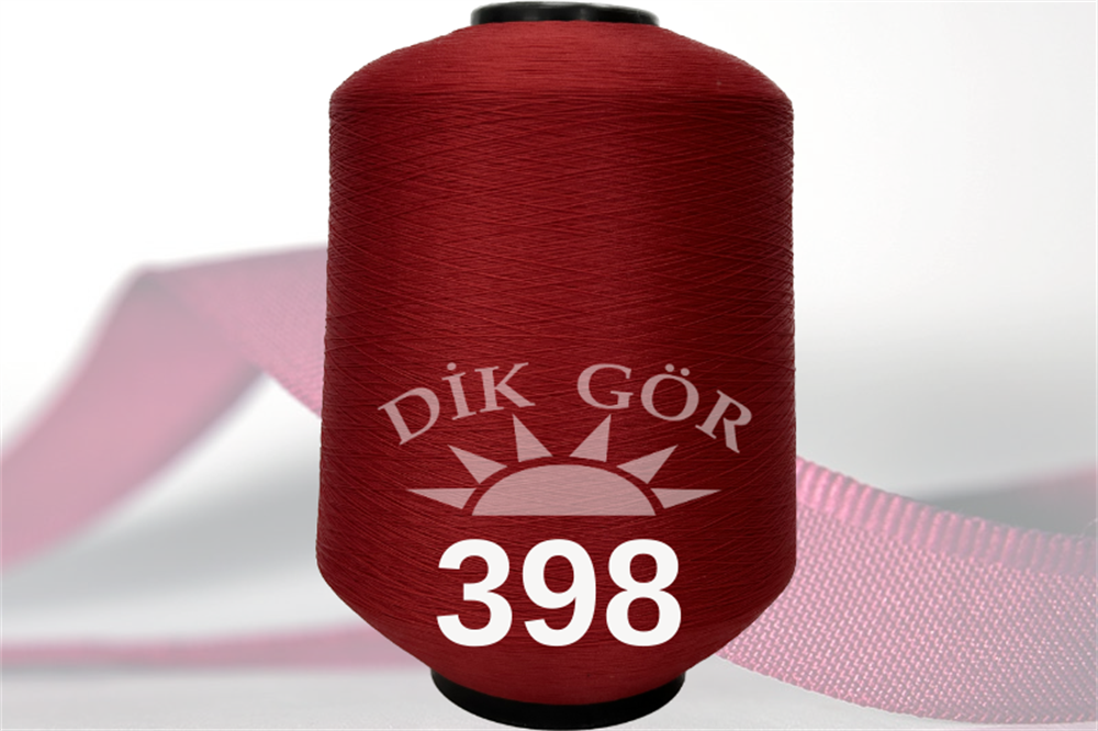 150 Denye 398 Renkli Tekstürize Polyester Overlok İpliği (Muz İplik)