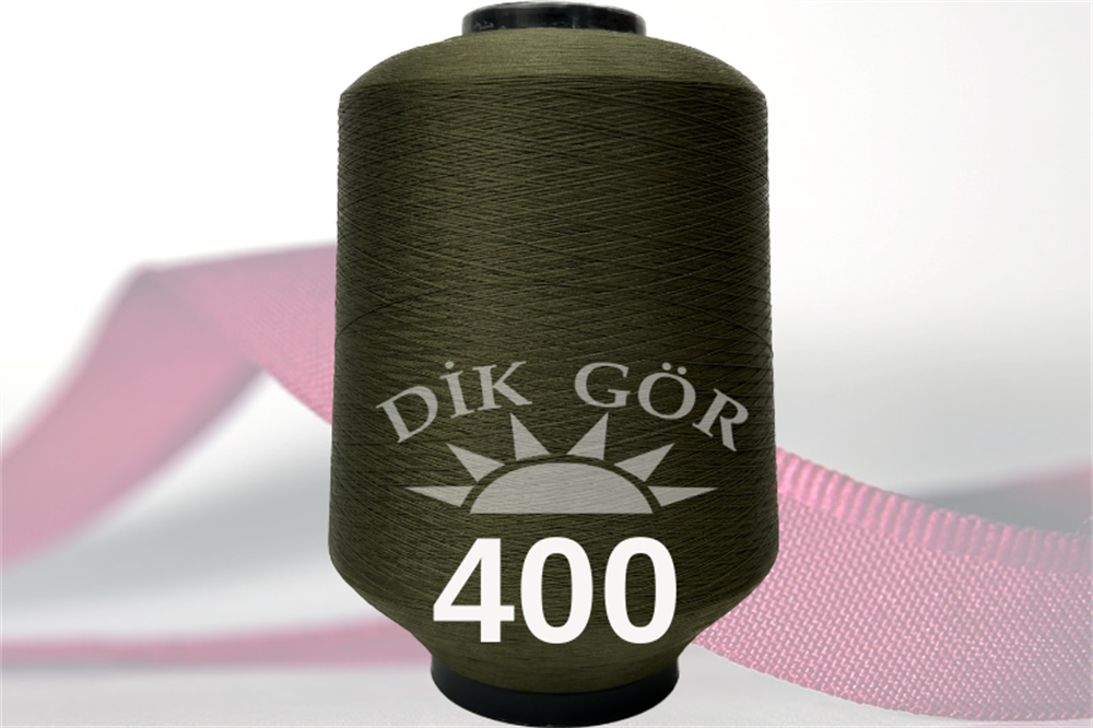 150 Denye 400 Renkli Tekstürize Polyester Overlok İpliği (Muz İplik)