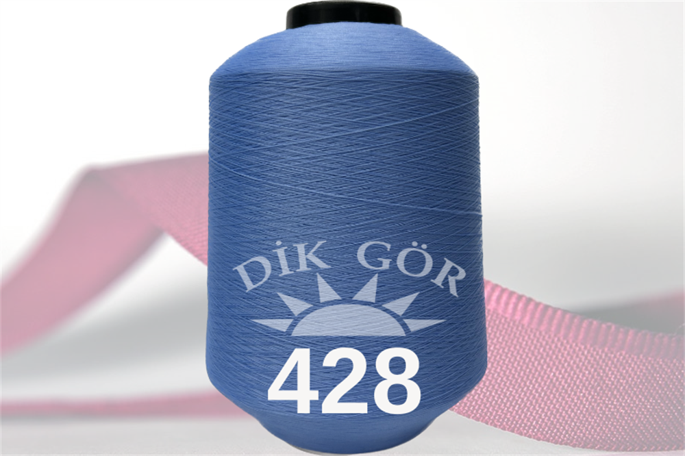 150 Denye 428 Renkli Tekstürize Polyester Overlok İpliği (Muz İplik)