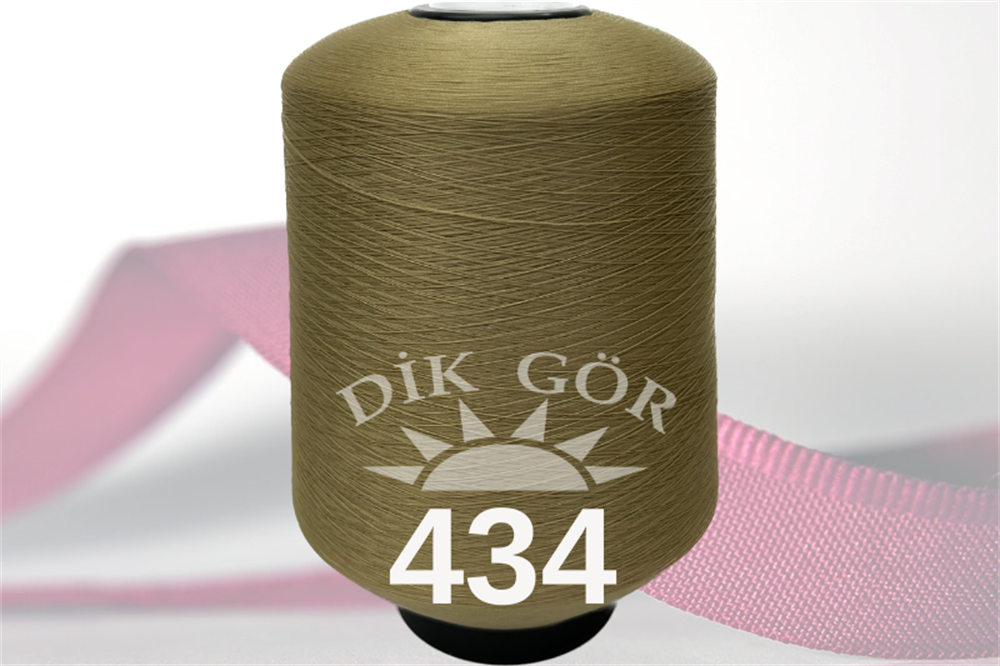 150 Denye 434 Renkli Tekstürize Polyester Overlok İpliği (Muz İplik)