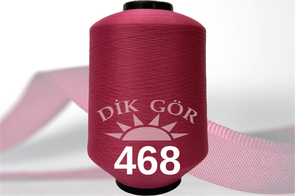 150 Denye 468 Renkli Tekstürize Polyester Overlok İpliği (Muz İplik)