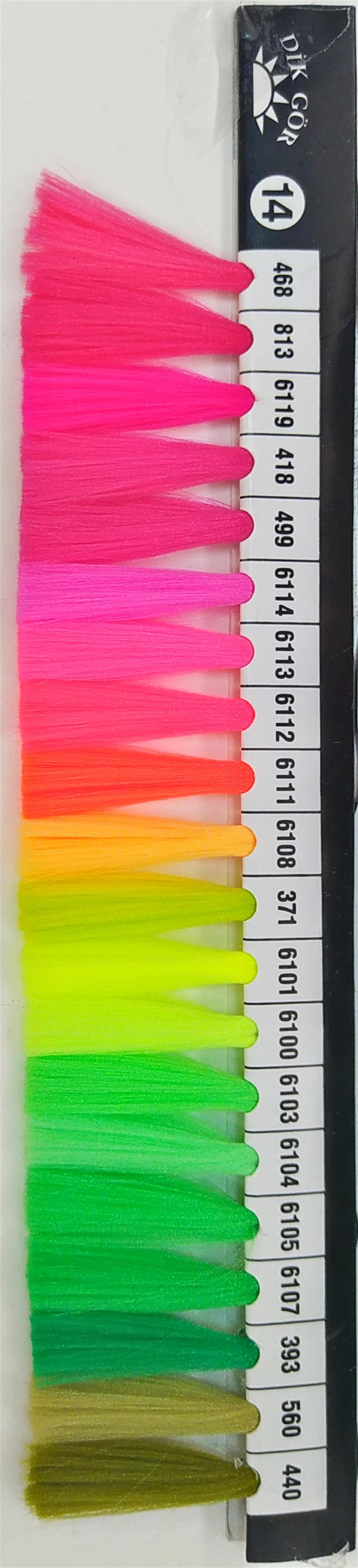 150 Denye 468 Renkli Tekstürize Polyester Overlok İpliği (Muz İplik)