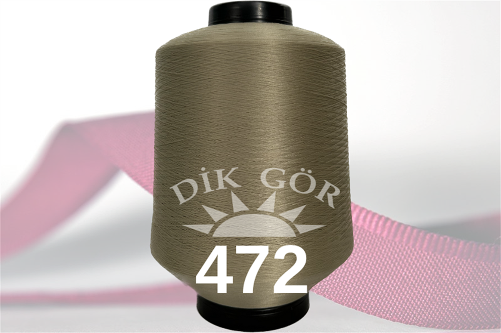 150 Denye 472 Renkli Tekstürize Polyester Overlok İpliği (Muz İplik)