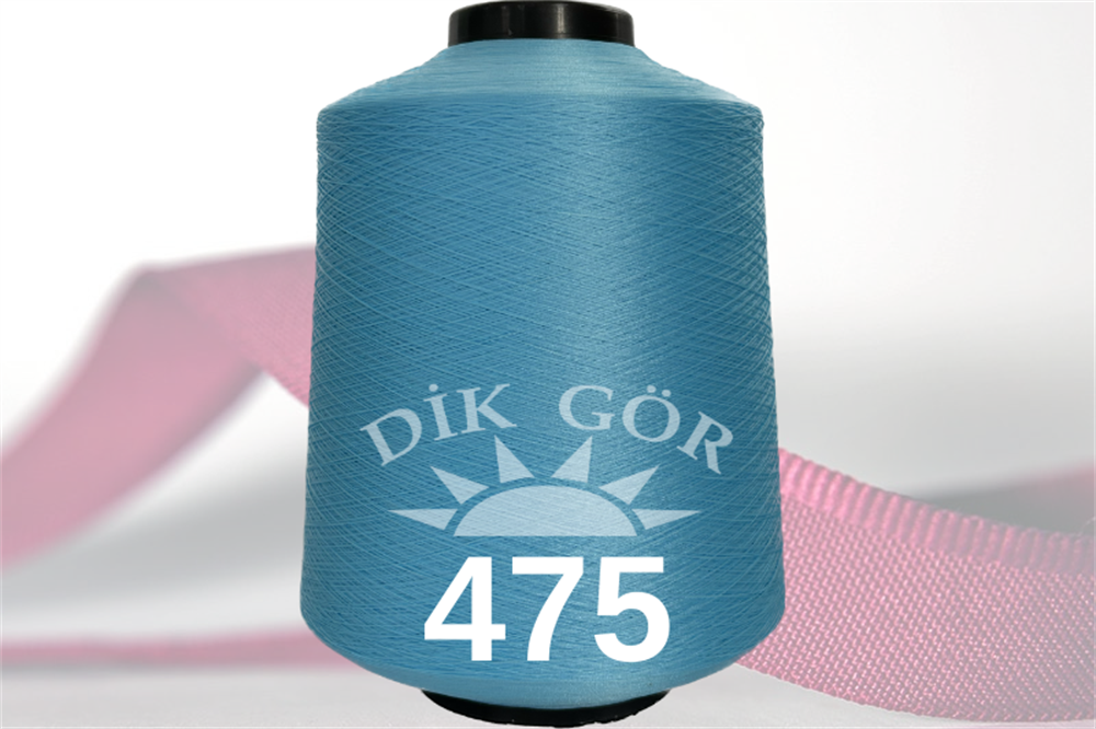 150 Denye 475 Renkli Tekstürize Polyester Overlok İpliği (Muz İplik)