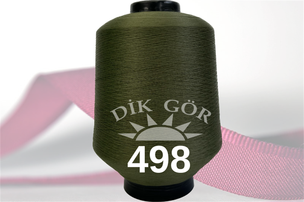 150 Denye 498 Renkli Tekstürize Polyester Overlok İpliği (Muz İplik)