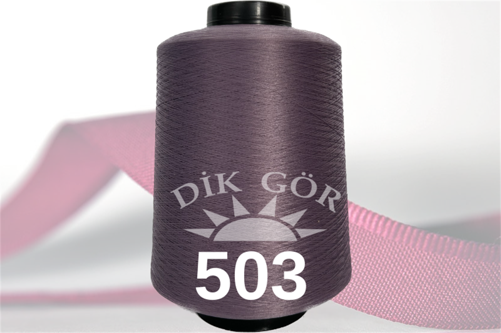 150 Denye 503 Renkli Tekstürize Polyester Overlok İpliği (Muz İplik)