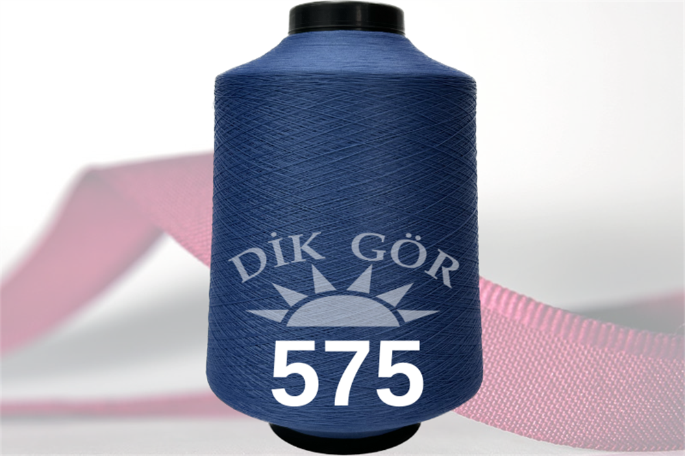 150 Denye 575 Renkli Tekstürize Polyester Overlok İpliği (Muz İplik)