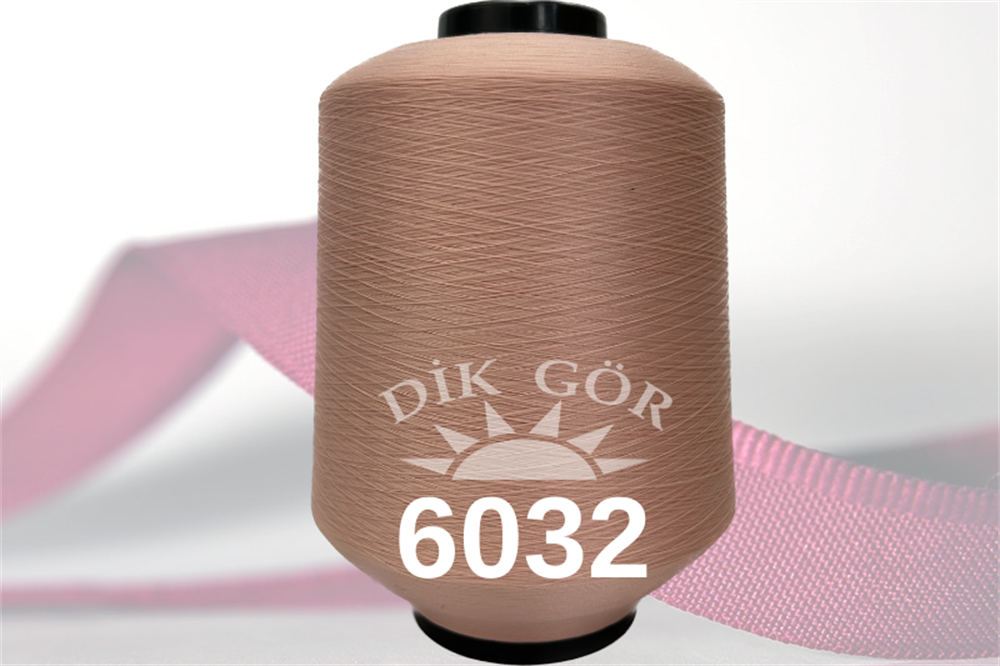 150 Denye 6032 Renkli Tekstürize Polyester Overlok İpliği (Muz İplik)