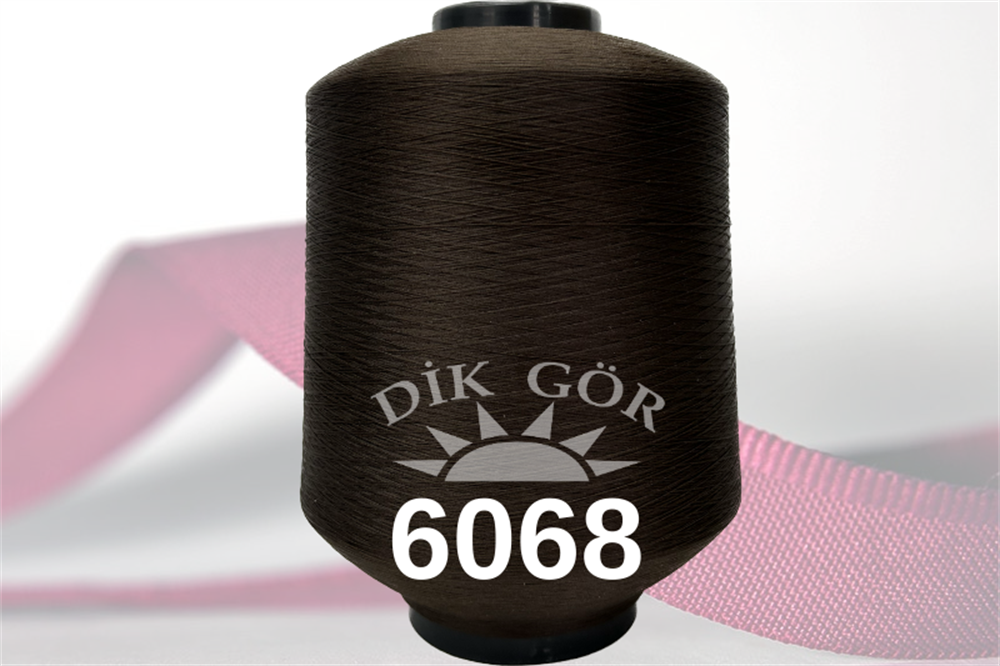 150 Denye 6068 Renkli Tekstürize Polyester Overlok İpliği (Muz İplik)