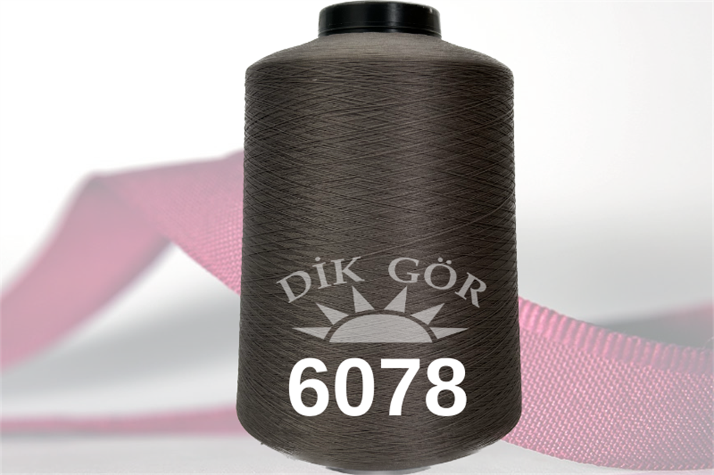 150 Denye 6078 Renkli Tekstürize Polyester Overlok İpliği (Muz İplik)