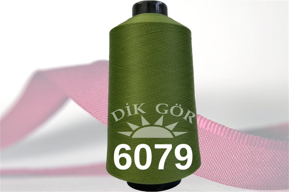 150 Denye 6079 Renkli Tekstürize Polyester Overlok İpliği (Muz İplik)