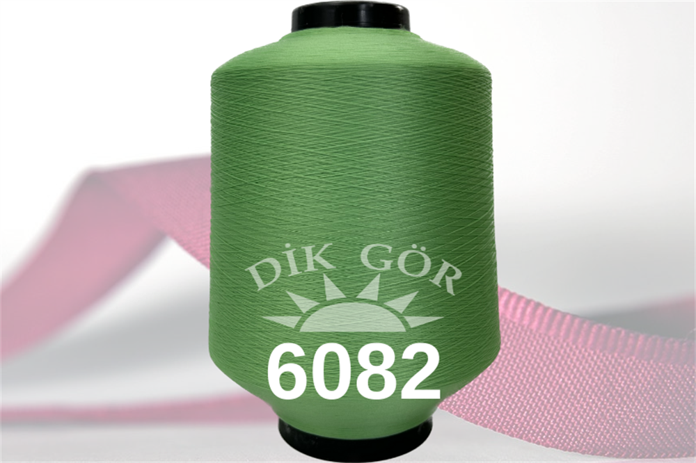 150 Denye 6082 Renkli Tekstürize Polyester Overlok İpliği (Muz İplik)