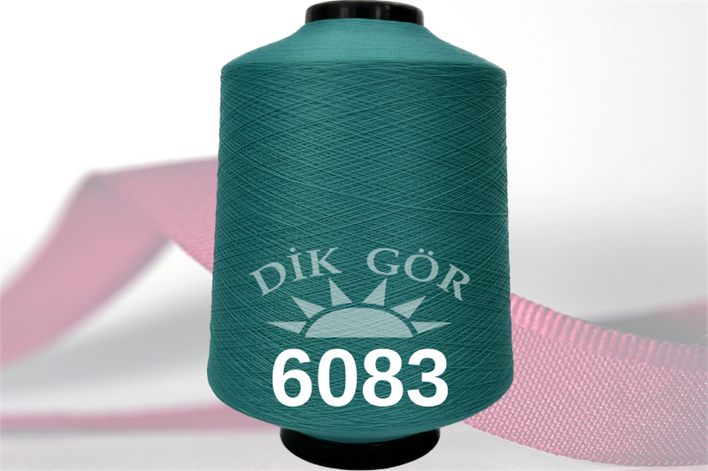 150 Denye 6083 Renkli Tekstürize Polyester Overlok İpliği (Muz İplik)