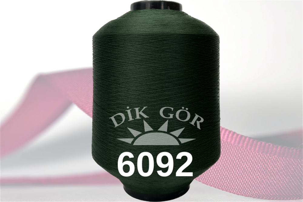 150 Denye 6092 Renkli Tekstürize Polyester Overlok İpliği (Muz İplik)