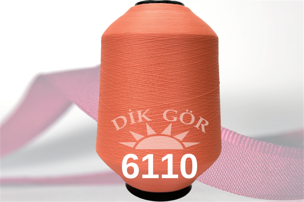 150 Denye 6110 Renkli Tekstürize Polyester Overlok İpliği (Muz İplik)