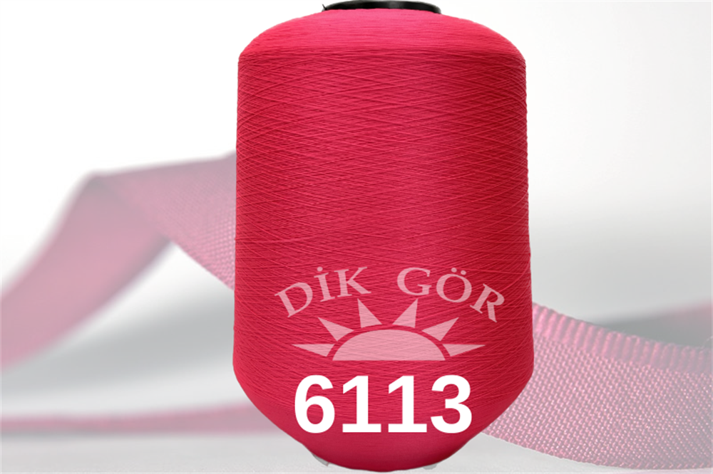 150 Denye 6113 Renkli Tekstürize Polyester Overlok İpliği (Muz İplik)