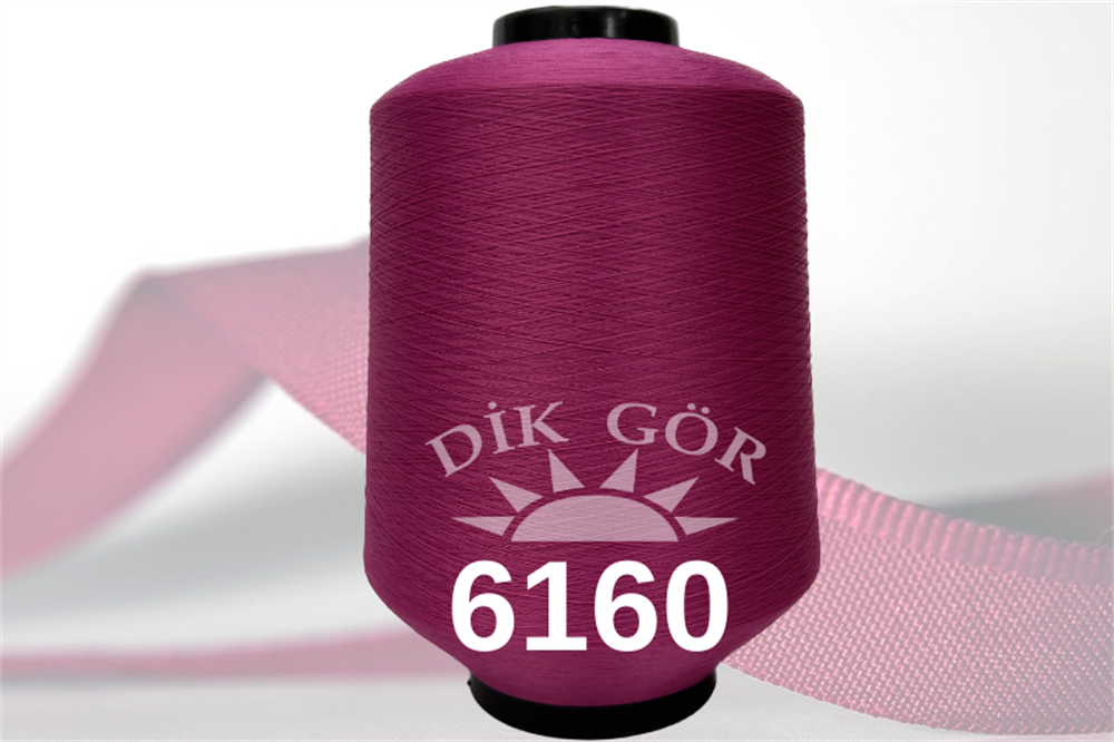 150 Denye 6160 Renkli Tekstürize Polyester Overlok İpliği (Muz İplik)