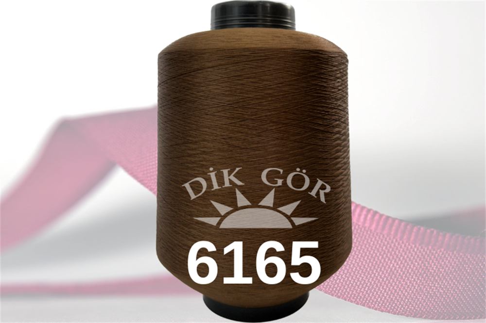 150 Denye 6165 Renkli Tekstürize Polyester Overlok İpliği (Muz İplik)