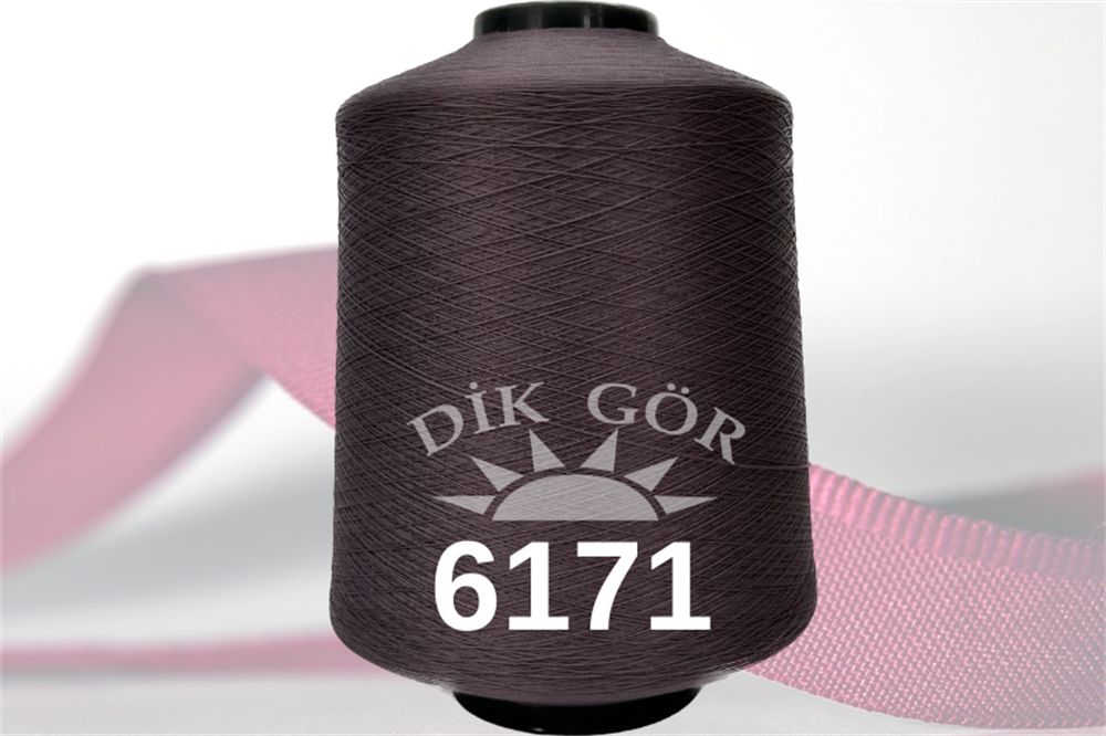 150 Denye 6171 Renkli Tekstürize Polyester Overlok İpliği (Muz İplik)