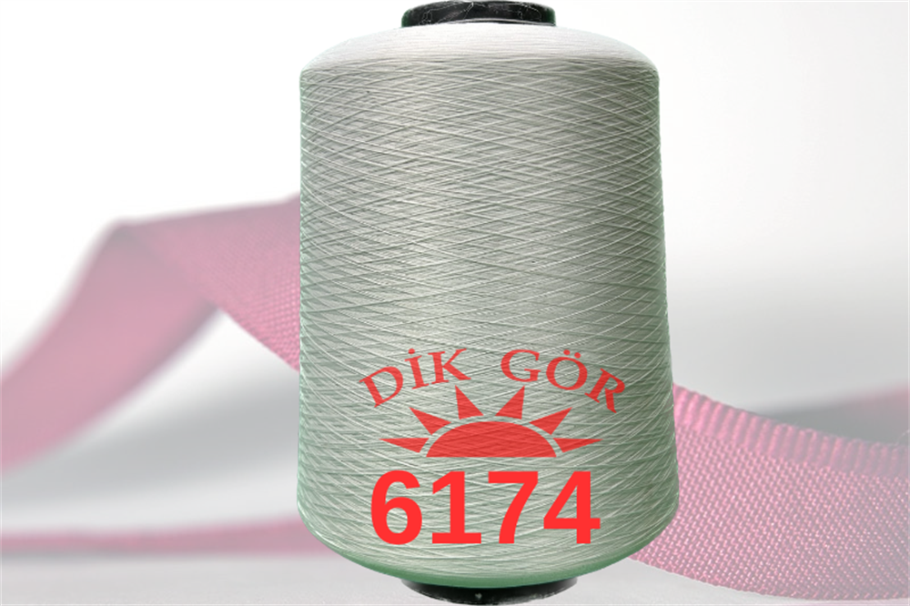 150 Denye 6174 Renkli Tekstürize Polyester Overlok İpliği (Muz İplik)