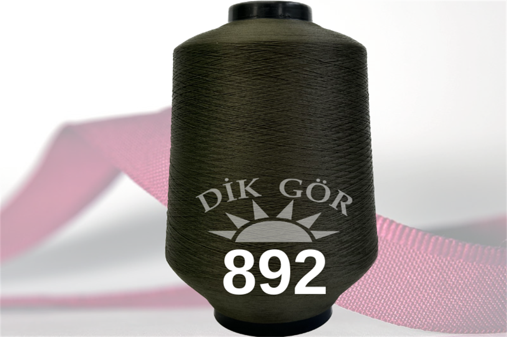 150 Denye 892 Renkli Tekstürize Polyester Overlok İpliği (Muz İplik)