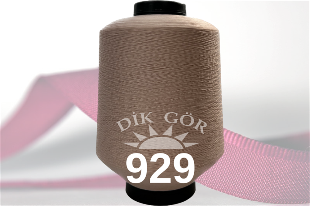 150 Denye 929 Renkli Tekstürize Polyester Overlok İpliği (Muz İplik)