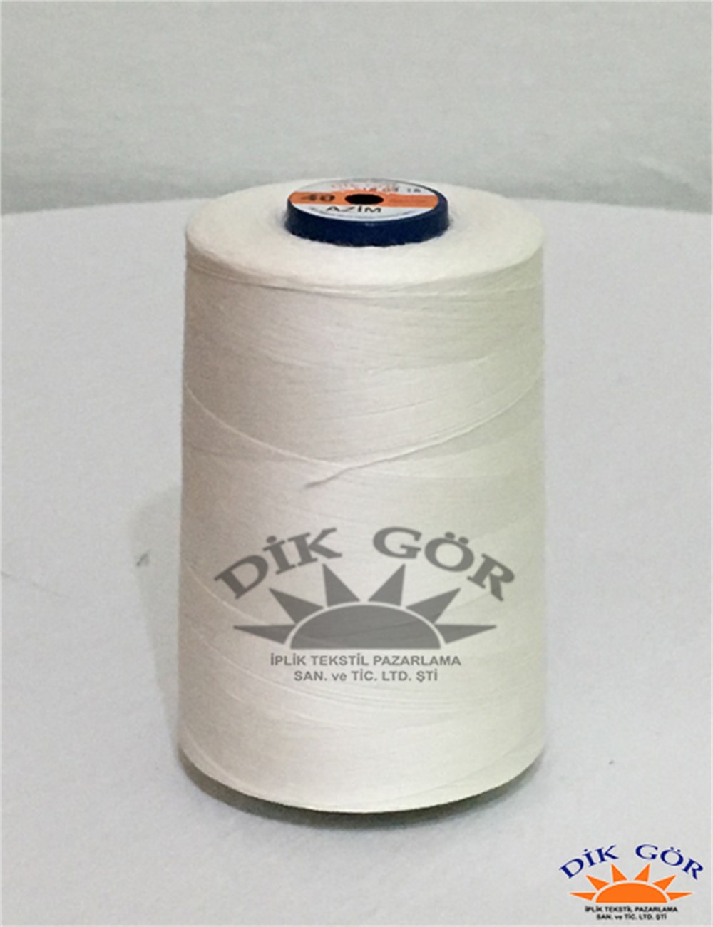 Dikgör 40 NO Şeker Beyaz %100 Pamuk Dikiş İpliği