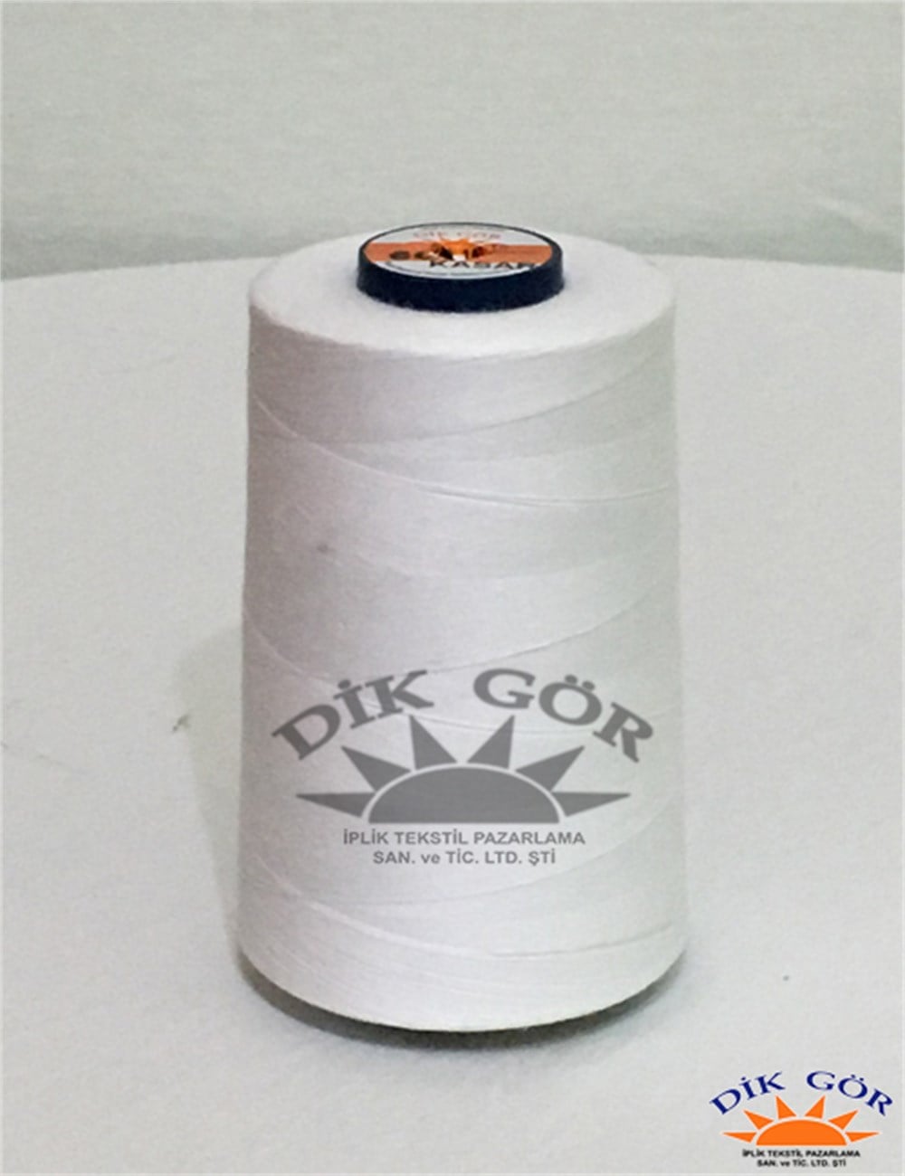 Dikgör 60 NO Kasar Beyaz %100 Pamuk Dikiş İpliği