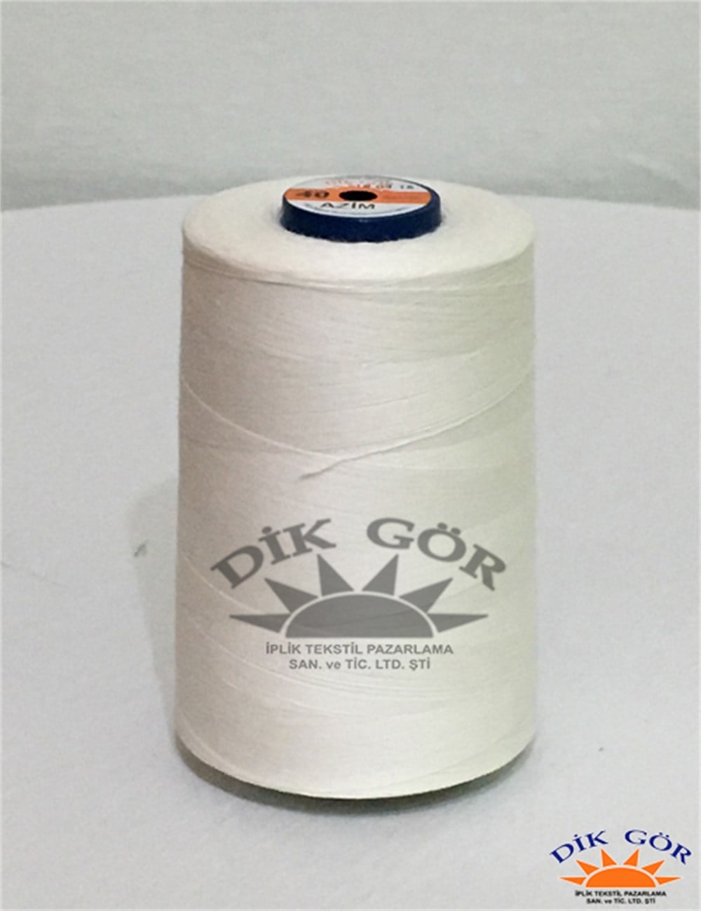 Dikgör 24 NO Şeker Beyaz %100 Pamuk Dikiş İpliği