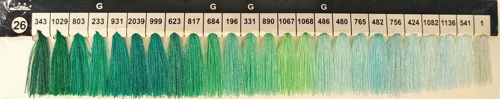 Tuana 120 Numara 001 Renkli Polyester Dikiş İpliği