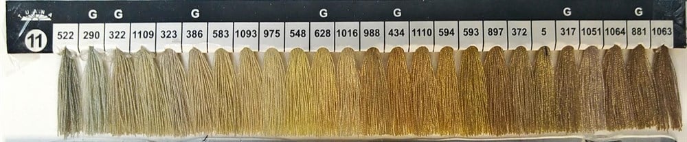 Tuana 120 Numara 005 Kahverengi Renkli Polyester Dikiş İpliği