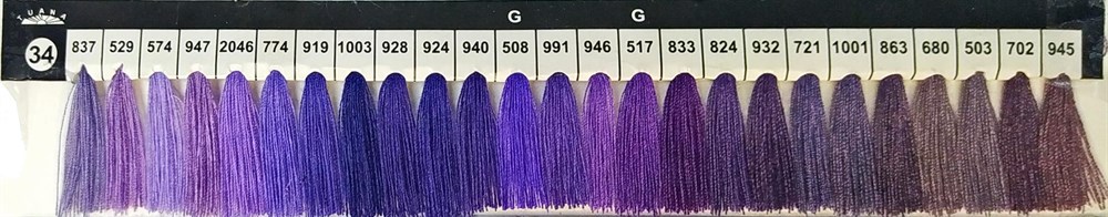 Tuana 120 Numara 702 Renkli Polyester Dikiş İpliği