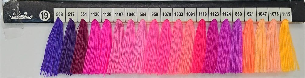 Tuana 36 Numara 1076 Renkli Polyester Dikiş İpliği