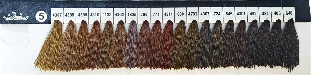 Tuana 36 Numara 4307 Renkli Polyester Dikiş İpliği